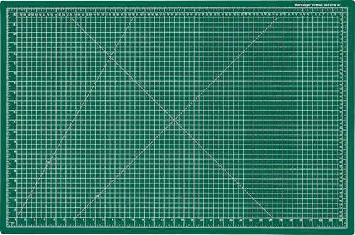 Dahle Vantage 10473 Schneidematte, selbstheilend, 61 x 91,4 cm, 1,27 cm Raster, 5 Schichten für maximale Heilung, perfekt zum Basteln und Nähen, Grün