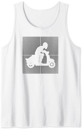 Rollerfahrer Mofa Moped Scooter-Fahrer Motorroller Tank Top