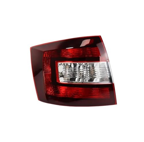 DZSYINGCHUSM Piloto Trasero para Skoda para Spaceback 2014-2019 Luz Trasera Señal Giro Lámpara Advertencia Luz Trasera Cubierta Carcasa Sin Bombilla Luces Traseras(Black Left)