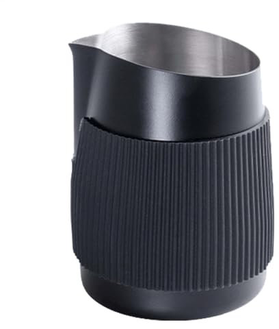 Espresso Steaming Pitcher, Stainless Steel Frothing Pitcher, Latte Art Steaming Cup, 420ml, Perfect for Home, Coffee Shops, and Outdoor Travel, 4.13x3.03x3.03 Inches