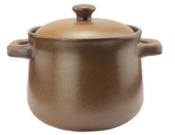 DXDXZDXLUF Cazuela Grande de Ping Ding sin esmaltar, Olla Medicinal Resistente a Altas temperaturas, Olla de Sopa de cerámica doméstica, Adecuada para guisos y sopas.