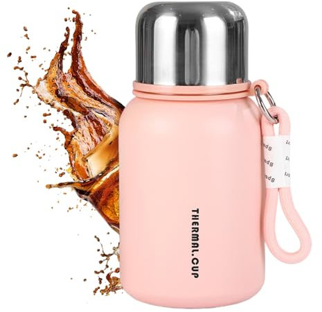 Générique Gobelet Isotherme - Bouteille d'Eau | Gourde Sportive Portable en Acier Inoxydable Petit Format pour Salle de Classe et Gym
