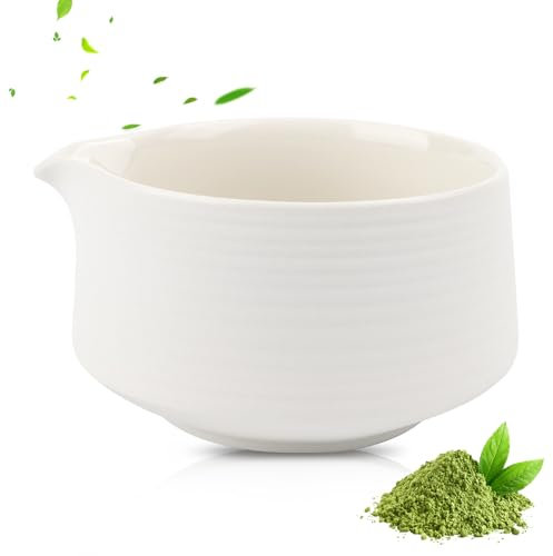 Cuenco Te Matcha, Matcha Kit Con Vertedor Utensilios De Té Tradicional Japonesa Para Té Cuencos Ceramica Matcha Bowl Hecho a Mano Matcha Latte