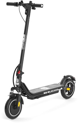 Trottinette Électrique Adulte URBANGLIDE 85 Evo, Autonomie 20 Km, Vitesse Max 25 Km/h, Pliable, Suspension Avant Double, Frein à Disque Arrière, Pneus 8,5