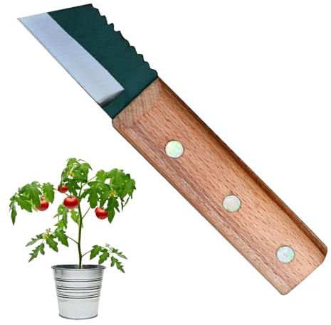 Strumento di innesto – 19 cm taglio di precisione con impugnatura comoda – strumenti di potatura per alti – per diserbo giardino esterno, balcone, finestra vasi di frutta e germogli