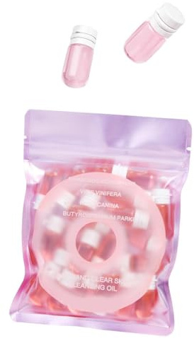 Desmaquillante Mini - Loción Limpiadora para Cosmética - Desmaquillante Ligero - para Acampar, Senderismo, Gym, Viajes en Carretera, Hotel, Ducha, Desplazamientos