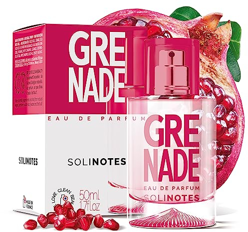 Parfum Femme SOLINOTES Grenade - Eau De Parfum | Fragrance Florale et Apaisante - Cadeau Parfait pour Elle - 50 ml