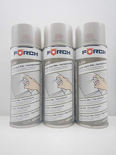 FORCH GRAUALUMINIUM GRAU RAL 9007 Lack LACKSPRAY Spray SPRAYDOSE 400ML (3)