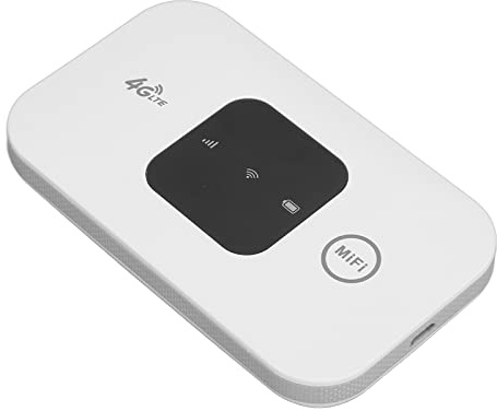 Point d'Accès WiFi Portable 4G, Routeur WiFi avec Écran LED, 150 Mbps Téléchargement, 50 Mbps Charge, Batterie 2100 mAh, 10 Utilisateurs