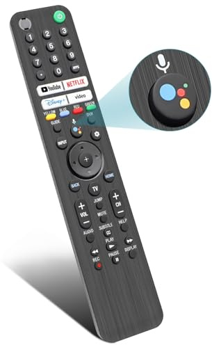 Replacement for Sony TV Remote, for All 2019-2026 Sony Remote Control for Bravia Smart TV with Voice Control. for Bravia XR/XBR/KD/K Series Google/Android TVs. 1-Year Warranty.