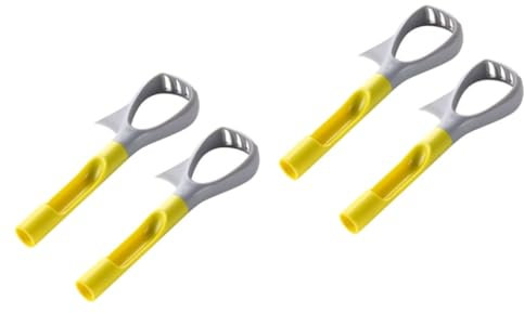 BESTonZON 4pezzi Affettatrice Multifunzionale Per Avocado Utensile Per Slicing Schiacciamento e Rimozione Nocciolo Per Frutta e Insalate