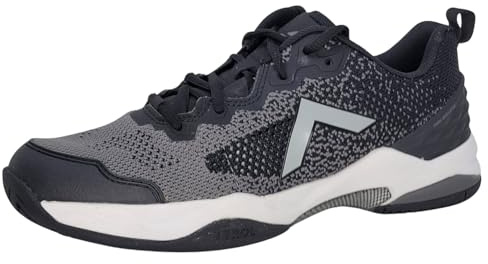Tyrol Men's Smash Pickleball Shoe - Black/Smoke Pearl - 10