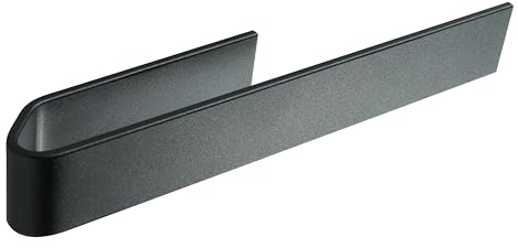 Designfabrik Hamburg Spültuchhalter | Spüllappenhalter ohne Bohren | Lappenhalter Spülbecken selbstklebend | Waschbecken und Wandmontage | Geschirrtuchhalter Küche | Modernes Design Matt Schwarz