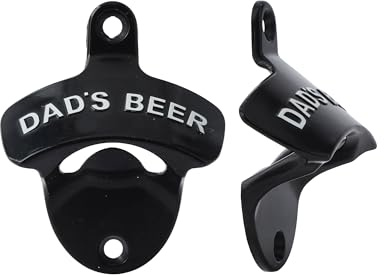 CGB GIftware | Dapper Chap 'Dad's Beer' Bottle Opener - Novelty Wall Mounted Beer Bottle Opener | Kitchen Accessory | Homeware | Barware | Fathers Day | GB07585