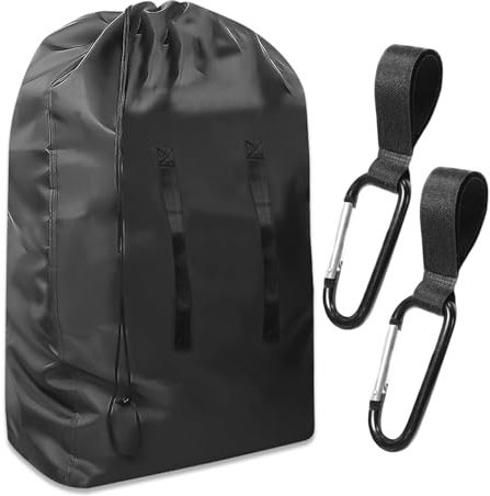 ZBHDEYG 1 Stück Kinderwagentasche, 2 Stück Taschenschnalle, Autositz-Reisetasche, Kinderwagen-Reisetasche, Kinderwagen-Check-In-Tasche
