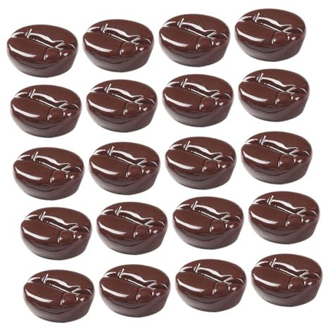 GETAJGHSD 20pcs Lifelike Artificial Beans Union Coffee Bean Simulation for Diy Decor Restaurant Props