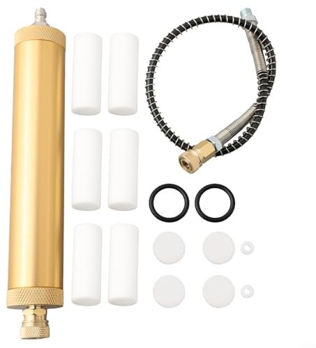 Oniissy Filtro pompa ad alta pressione 30 Mpa 4500 PSI, separatore acqua olio compressore, filtro pompa aria separatore olio-acqua Business & Industrial 35 mm* 180 mm 40 * 6.8L Gas