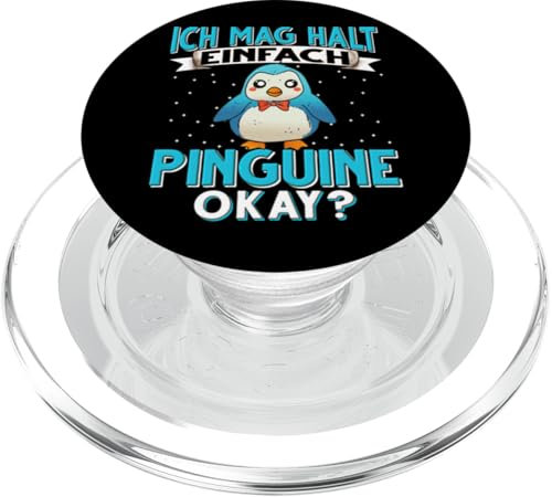 Ich Mag Halt Einfach Pinguine Penguin PopSockets PopGrip für MagSafe