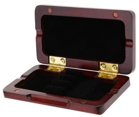 NihaoWXM Oboe Rohretui Holz Oboe Reed Lagerung Fall Oboe Reed Fall Halter Box for 12/3 Reeds Wind Holzbläser Zubehör Oboe Reed Case(3 Reeds)