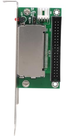 Lonrtesw Tarjeta Flash Compacto De 40 A 3.5 IDE Adaptador Conversor Soporte Pci Panel Posterior