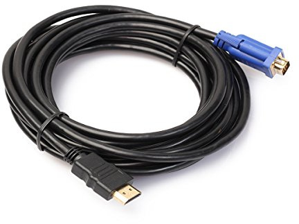 iplusmile 5m Câble Vga Vers Vga Mâle Plaqué or Broches Pour Téléviseurs Et Projecteurs