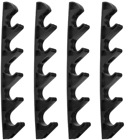 VANZACK 4pcs Outdoor Folding Chair Recliner Adjustable Plastic Buckle Connector for Camping Patio Garden Lounger