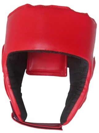 Casque de boxe - Équipement de protection épais pour Taekwondo, karaté, Mma, enfants - Rouge