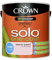 Crown Solo One Coat Matt Emulsion 2.5L Interior Solvent Free Paint Durable and Wipeable for Ceilings and Walls Beatheasy Water Based Matt Finish - Beauty Queen