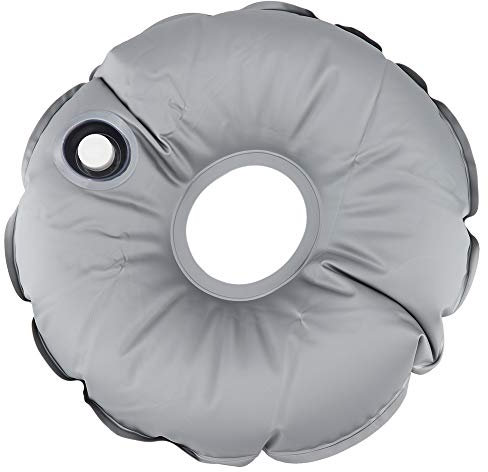 Wincal Bolsa de Peso con Base de Bandera, portátil, Plegable, Redondo, para Exteriores, con Pluma, Base de Bandera, con contrapeso, Bolsa Llena de Agua