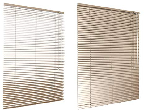 HSYLYM Aluminum Venetian Blinds (100 * 130cm, Champagne)