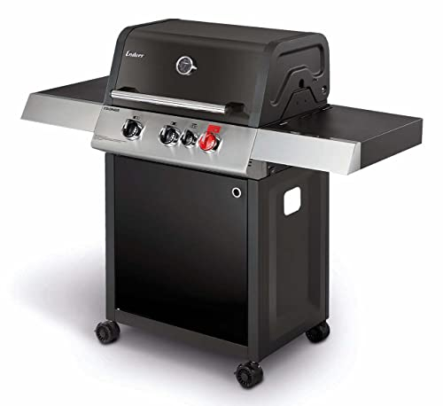 Enders® Gasgrill COLORADO 3 I TURBO, 3-Brenner mit Backburner-Infrarot Heckbrenner, 800 °C TURBO ZONE™, HEAT RANGE Brennerarchitektur, SWITCH GRID™ Gussrost-System, Grillwagen, Grillküche #85206