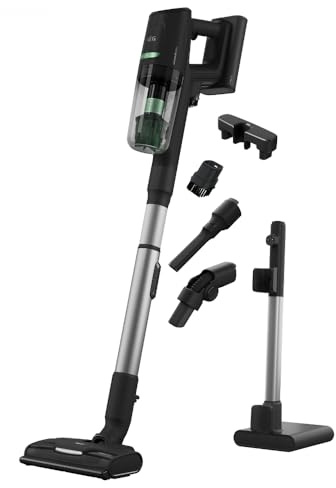 AEG ULTIMATE 8000 ÖKO AP81B25ÖKO Akku-Staubsauger / Automatik / 5-Stufen Filtration / digitale Anzeige / Multi-Bodendüse / 65% Recyclingmaterial / 3 Stufen / Akku wechselbar / 400ml / schwarz
