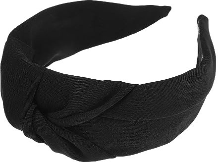 VOCOSTE Cerchietti Annodati, Tinta unita Colori Top Cerchietti Nodo Nero