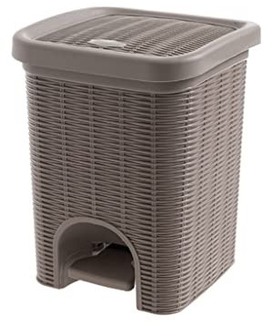 GLigeT Bacs à ordures de cuisine Imitation pédale Classification poubelle créative corbeille à papier ménage salon salle de bain cuisine Rectangle poubelle Poubelles domestiques (Color : A)
