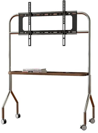 ASQUAR Carro para TV portátil, Soporte para TV móvil con Ruedas para TV de 40 a 85 Pulgadas, Espacio Entre Orificios de Montaje Ajustable, Capacidad de Carga de 150 kg (Color : A)
