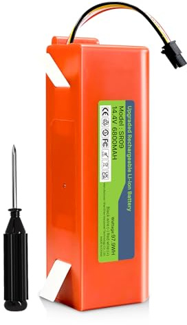 TQTHL Akku für Xiaomi Roborock S5, S5 Max, S50, S6, S6 MaxV, S7, Q7 Max V Ultra Pure, Q5 Q5 Max Q5 Pro, Brr-2p4s-5200s, Mijia 1. und 2. Generation Roboter Staubsauger