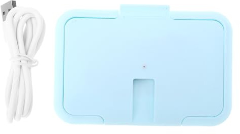 Scaldasalviette per Salviettine Umidificate, Termostato Portatile | Auto e Casa Qualsiasi Blu Abs , Design a Basso Consumo , Compatibile di Wipes