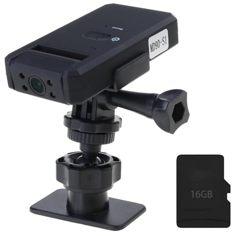 Oxtxuzdm Md90a 180-Degree Rotating Video Camera Night For Vision Sports Parking Recorder Webcam Web Cover