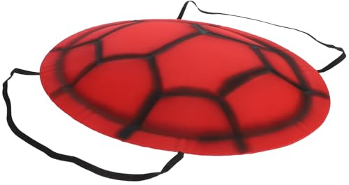 Veemoon Mochila de Caparazón de Tortuga de Eva Roja para Disfraz de Halloween Infantil, Accesorio Cosplay para Fiesta y Carnaval, Ligero y Cómodo para Juegos y Eventos Festivos
