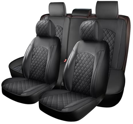 Chifeng Wasserdicht Autositzbezüge Komplettes Set, Universell Passend Für Mercedes-Benz B C E Class GLB Class GLC GLE (schwarz)