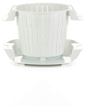 Börner Cheesemaker • Fabriquez du Fromage Frais et d'autres Fromages à la Maison • Presse à Moule à Fromage DIY • Kit de Fabrication de Fromage avec Plateau d'égouttage • Couleur: Blanc