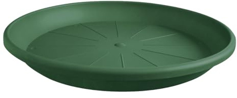 Geli Sottovaso CYLINDRO rotondo in plastica, colore: verde oliva, diametro: 21 cm