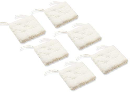 etérea Elton Sitzkissen 42x42 cm Baumwolle Indoor Outdoor – Natur | Dickgepolstert · Indoor & Outdoor · 2er-8er Set · 30°C waschbar · 55% Baumwolle, 45% Polyester · OEKO-TEX Made in Green