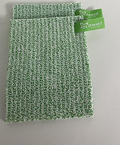 Jemako DuoTuch Mini 18x12 cm GRÜN - 2 Tücher -