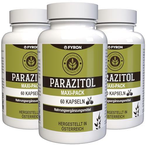 Parazitol - 180 cápsulas (3 x 60 cápsulas) - Pack de 3