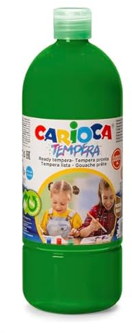 CARIOCA TEMPERA SULBOYA SUPER LAVABILE VERDE 1000ML.