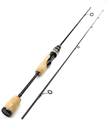 Linmeas-753 Angelruten 1,68 M Ultra Licht Köder Stange Ul Power 2-6g Köder Gewicht 3-7lb Carbon Faser Holzgriff spinnende Angelrute Angelgerät Tragbare Angelrute