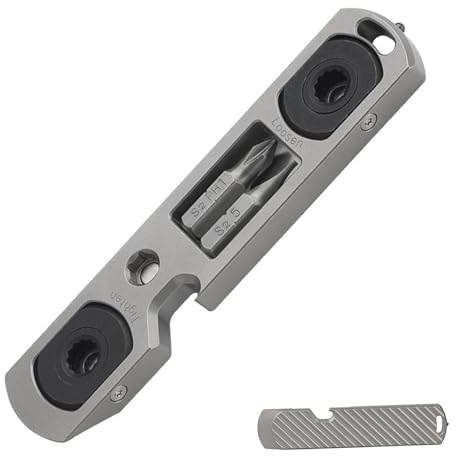 EDC Brecheisen,Titan Stemmeisen,Mini Brechstange,Titan Pry Bar,Kleine Hebelstange,Fensterbrecher,Schlüsselanhänger,Flaschenöffner,Schraubenschlüssel,Ratschenschlüssel,Schraubendreher,EDC-Werkzeuge