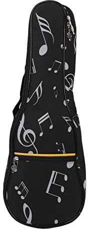 MUNEFE Gepolsterte Ukulele-Tasche, Ukulele-Hartschalenkoffer, Konzert-Ukulelenkoffer zur Aufbewahrung von Ersatzsaiten, Gurten, Stimmgeräten und Saiten usw