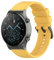 Cinturino Compatibile con Huawei Watch GT2 46mm/GT2 Pro/GT3 46mm/GT3 Pro 46mm, 22mm Silicone Cinturino per Samsung galaxy watch 3 45mm/Galaxy Watch 46mm (Giallo)